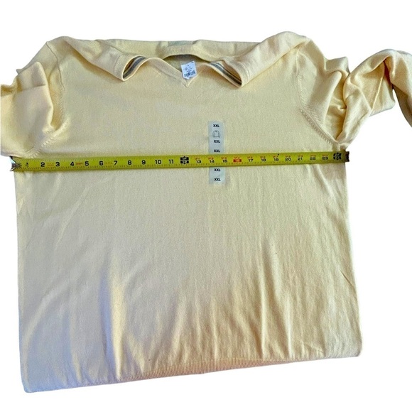 Old Navy Yellow Men’s Crew Neck Sweater • NWT • Size: XXL - Picture 4 of 6